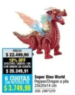 Rio Shop Deco Super dino world pegaso/dragon a pila oferta