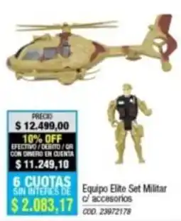 Rio Shop Deco Equipo Elite Set Militar oferta