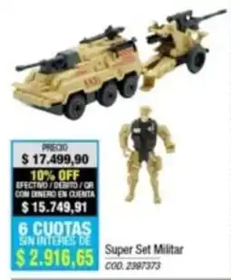 Rio Shop Deco Super Set Militar oferta