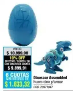 Rio Shop Deco Dinosaur Assembled oferta