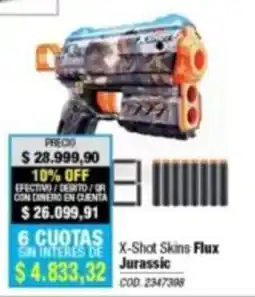 Rio Shop Deco X-Shot Skins Flux Jurassic oferta