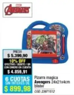 Rio Shop Deco Avengers pizarra magica oferta