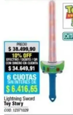 Rio Shop Deco Toy Story lightning sword oferta