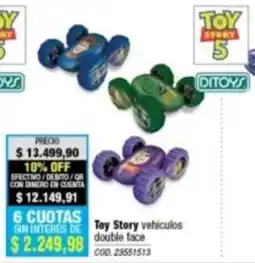 Rio Shop Deco Ditoys toy story vehiculos double face oferta