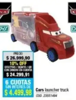 Rio Shop Deco Cars launcher truck oferta