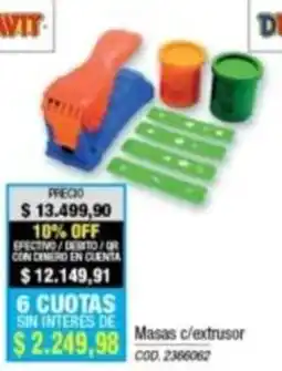 Rio Shop Deco Dulce masas c/extrusor oferta