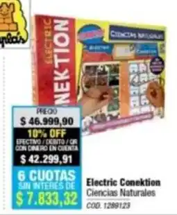 Rio Shop Deco Electric Conektion Ciencias Naturales oferta