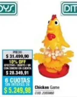 Rio Shop Deco Ditys chicken game oferta