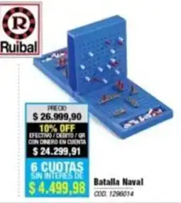 Rio Shop Deco Ruibal batalla naval oferta