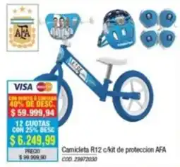 Rio Shop Deco Camicleta R12 c/kit de proteccion AFA oferta