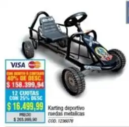 Rio Shop Deco Karting deportivo ruedas metalicas oferta