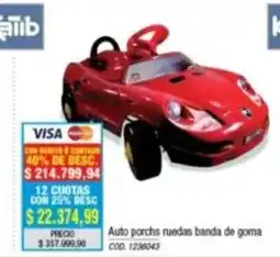 Rio Shop Deco Katib auto porchs ruedas banda de goma oferta