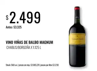Viñas de balbo vino magnum