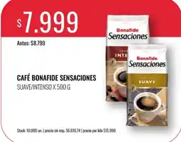Supermercados Tadicor Bonafide café sensaciones oferta