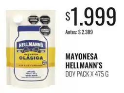 Supermercados Tadicor Hellmann's mayonesa clásica oferta