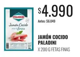 Supermercados Tadicor Paladini jamón cocido oferta