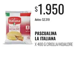 Supermercados Tadicor Pascualina la italiana oferta