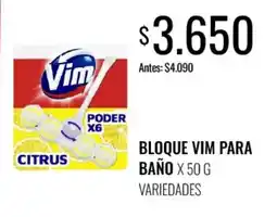 Supermercados Tadicor Vim bloque para baño oferta