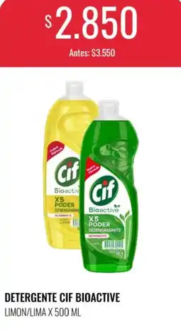 Supermercados Tadicor Cif detergente bioactive oferta