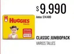 Supermercados Tadicor Huggies classic jumbopack oferta