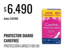 Supermercados Tadicor Carefree protector diario proteccion largo oferta
