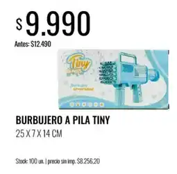 Supermercados Tadicor Tiny burbujero oferta