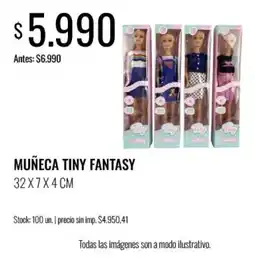 Supermercados Tadicor Tiny muñeca tiny fantasy oferta