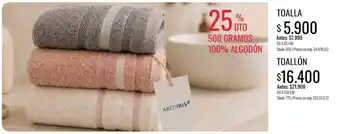 Supermercados Tadicor Arcoiris toalla oferta