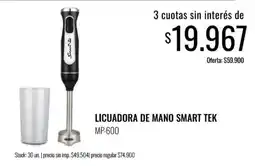 Supermercados Tadicor Smart tek licuadora de mano oferta