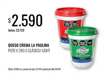 La paulina queso crema
