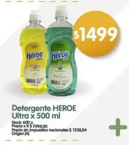 Supermercados Buenos Días Heroe detergente ultra oferta