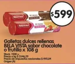 Supermercados Buenos Días Bela vista galletas dulces rellenas oferta