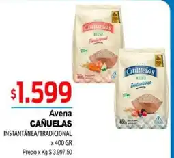 Supermercados Top Cañuelas avena instantánea/tradicional oferta