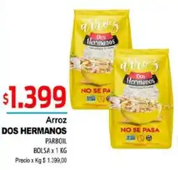 Supermercados Top Dos hermanos arroz oferta