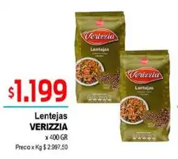 Supermercados Top Verizzia lentejas oferta