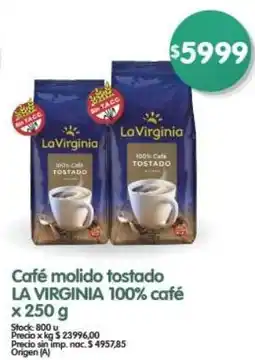 Supermercados Buenos Días La virginia café molido tostado oferta