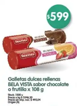 Supermercados Buenos Días Bela vista galletas dulces rellenas oferta