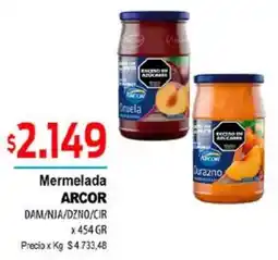 Supermercados Top Arcor mermelada dam/nja/dzno/cir oferta