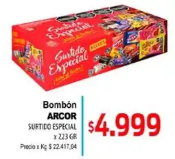 Supermercados Top Arcor bombón surtido especial oferta