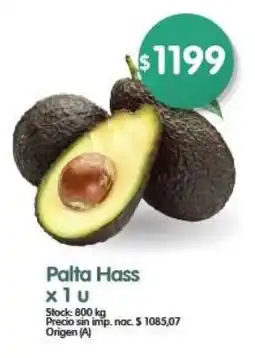 Supermercados Buenos Días Palta Hass oferta