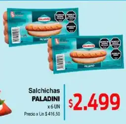 Supermercados Top Paladini salchichas oferta