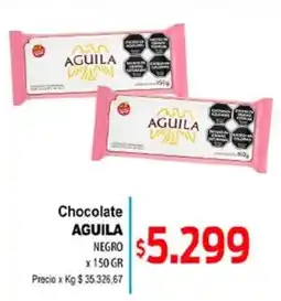 Supermercados Top Aguila chocolate negro oferta
