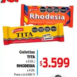 Supermercados Top Terrobasí galletitas tita rhodesia oferta