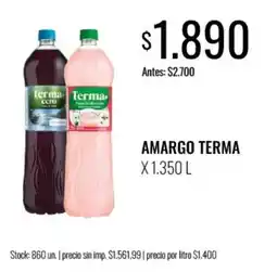 Super MAMI Terma amargo oferta