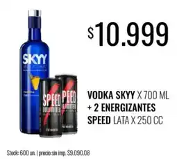 Super MAMI Skyy vodka speed oferta