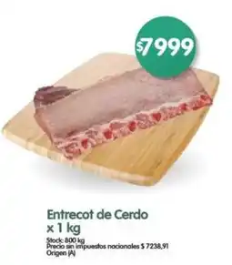 Supermercados Buenos Días Entrecot de Cerdo oferta