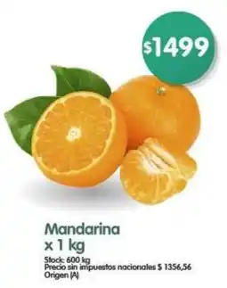Supermercados Buenos Días Mandarina oferta