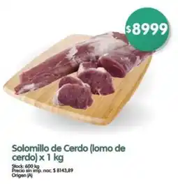 Supermercados Buenos Días Solomillo de Cerdo (lomo de cerdo) oferta