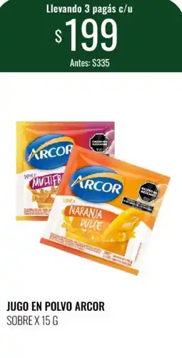 Super MAMI Arcor jugo en polvo oferta