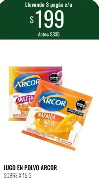 Super MAMI Arcor jugo en polvo oferta